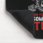 Mechanik | Ein Mechaniker tut es. Mousepad (Ecke)