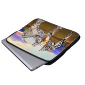 Mechanik-Elephant Laptopschutzhülle (Vorne Knopf)