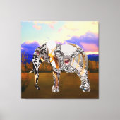 Mechanik-Elephant Leinwanddruck (Vorderseite)