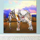 Mechanik-Elephant Leinwanddruck (Insitu (Holzboden))