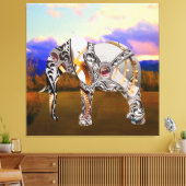 Mechanik-Elephant Leinwanddruck (Insitu (Wohnzimmer))