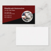 Mechanik für die Reparatur von Kraftfahrzeugen Visitenkarte (Vorne/Hinten)