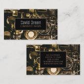 Mechanik für Stahlgetriebe Visitenkarte (Vorne/Hinten)