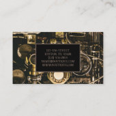 Mechanik für Stahlgetriebe Visitenkarte (Rückseite)