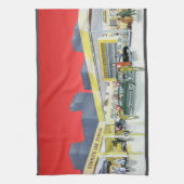 Mechanik für Vintages Auto Komplettwagen Garage Geschirrtuch (Vertikal)