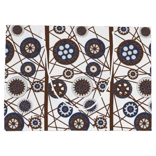 Mechanik-Geschenktasche Große Geschenktüte (Rückseite)