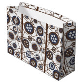 Mechanik-Geschenktasche Große Geschenktüte (Rückseite Schrägansicht)