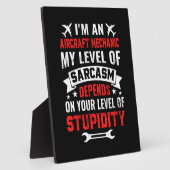 Mechanik I ist ein Flugzeugmechaniker Fotoplatte (Seite)