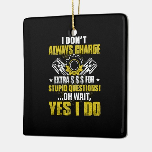 Mechanik I nicht immer mechanisch aufladen Keramikornament (Links)