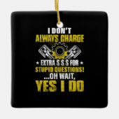 Mechanik I nicht immer mechanisch aufladen Keramikornament (Vorderseite)