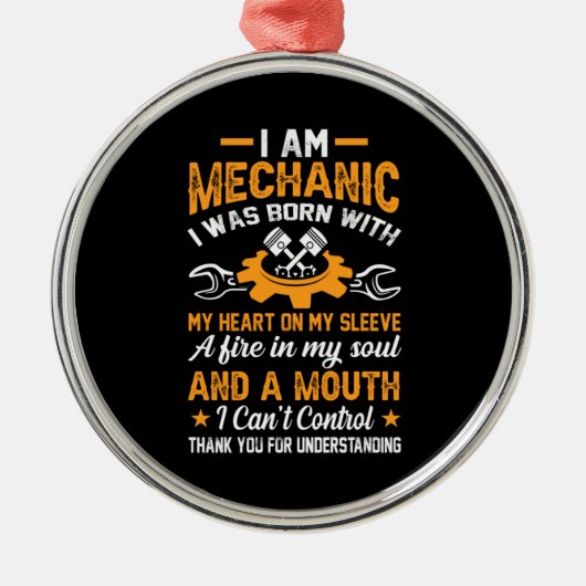 Mechanik I Ornament Aus Metall (Vorne)