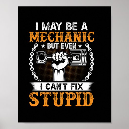 Mechanik I vielleicht ein Mechaniker Poster (Vorne)