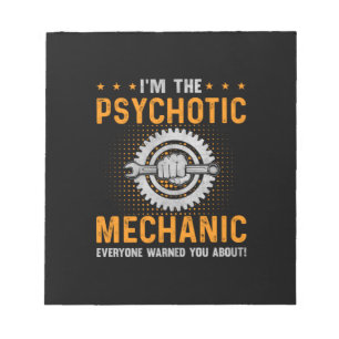 Mechanik   Ich bin der Psychotiker Notizblock