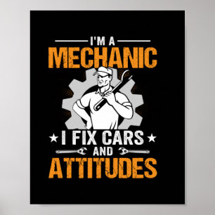Mechanik   Ich bin ein Mechaniker-I-Fix Poster