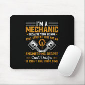 Mechanik | Ich bin ein Mechaniker Mousepad (Mit Mouse)