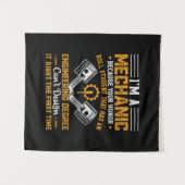 Mechanik | Ich bin ein Mechaniker Wandteppich (Vorderseite (Horizontal))
