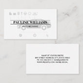 Mechanik | Ingenieur | Auto-Diagramm Visitenkarte (Vorne/Hinten)