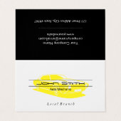 Mechanik | Ingenieur | Car-Logo Visitenkarten (Außenseite Aufgefaltet)