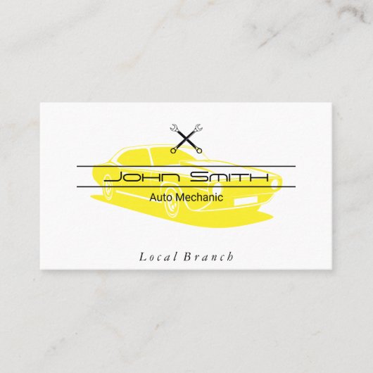 Mechanik | Ingenieur | Wrenches Visitenkarte (Vorderseite)