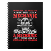Mechanik kann wie ein Mechaniker aussehen Notizblock (Vorderseite)