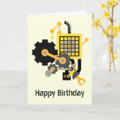 Mechanik Karte (Gelbe Blume)