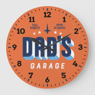 Mechanik - Menschenhöhle - Garage - Uhr im Retro-S