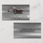 Mechanik | Metall | Auto Car Services Visitenkarte (Vorne/Hinten)