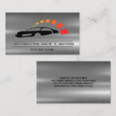 Mechanik | Metall | Auto-Service-Logo Visitenkarte (Vorne/Hinten)