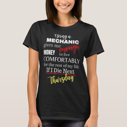 Mechanik T-Shirt (Vorderseite)