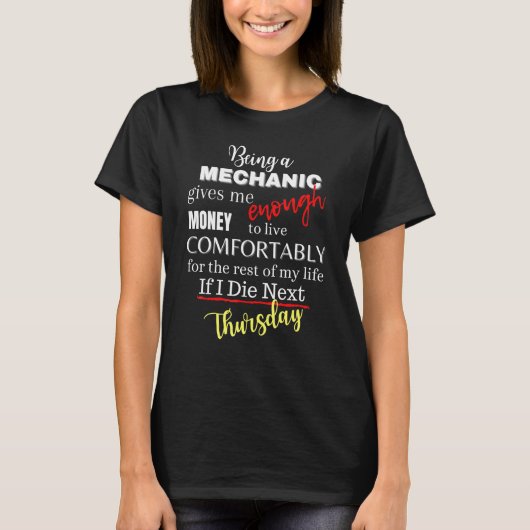 Mechanik T-Shirt (Vorderseite)