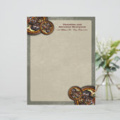 Mechanik und Leder, Briefkopf (Stehend Vorderseite)