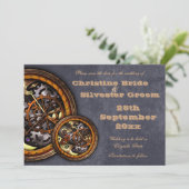 Mechanik und Leder, Save the Date 12x18 (Stehend Vorderseite)