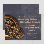 Mechanik und Leder, Save the Date 12x18 (Vorne/Hinten)