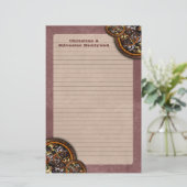 Mechanik und Leder, Schreibwaren Briefpapier (Stehend Vorderseite)