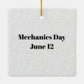 Mechanik unter Auto Weihnachtsschmuck (Rückseite)