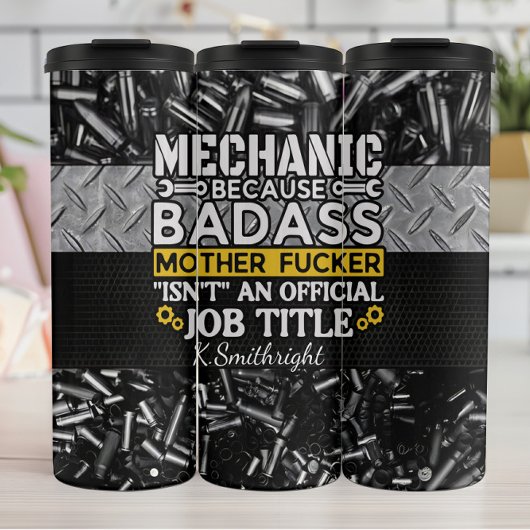 Mechanik, weil Badass nicht funktioniert Thermosbecher