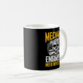 Mechanik, weil Ingenieure auch Helden brauchen Kaffeetasse (VorderseiteRechts)