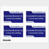 Mechanikbauer Rechteckiger Aufkleber (Blatt)