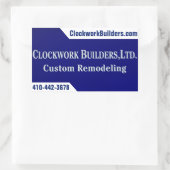 Mechanikbauer Rechteckiger Aufkleber (Tasche)