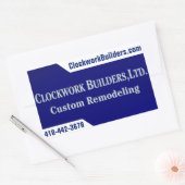 Mechanikbauer Rechteckiger Aufkleber (Umschlag)