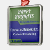 Mechanikbauer Silbernes Ornament (Links)