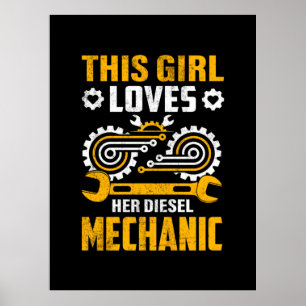 MechanikDieses Mädchen Liebe ihren Mechanismus Poster