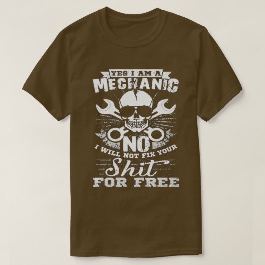 Mechaniker 2 T-Shirt (Design vorne)