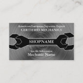 Mechaniker-/Auto-Geschäft Visitenkarte (Vorderseite)