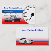 Mechaniker-/Auto-Körper-Geschäfts-Karte Visitenkarte (Vorne/Hinten)