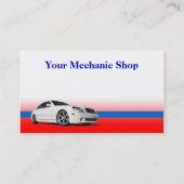 Mechaniker-/Auto-Körper-Geschäfts-Karte Visitenkarte (Rückseite)