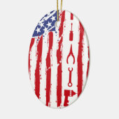 Mechaniker - Auto-Mechanikerauto-Wartungshandel Keramikornament (Links)