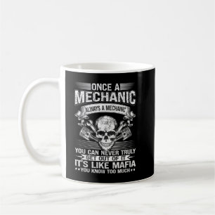 Mechaniker Autotyp Muskelauto Garage Kaffeetasse