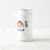 Mechaniker Bierglas (Vorderseite Links)