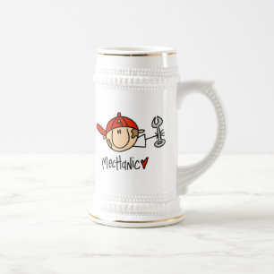 Mechaniker Bierglas